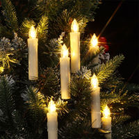 LED Candle Light With Timer Remote And Flickering Flames Battery Operated Window Candle Home Decoration Christmas Tree Candles