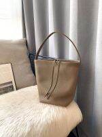 the row bag tote womens large capacity class commuter genuine leather gray bucket therow 【OEM】✸▼