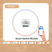 MOES Tuya ZigBee 3.0ไฟอัจฉริยะโมดูลสวิตซ์  Smart Life/Tuya รีโมทคอนโทรลไร้สาย,ทำงานร่วมกับ Alexa บ้านสำหรับควบคุมเสียง