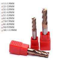 1.1mm-3.9mm / 4.1-5.9mm / 6.1-7.9mm / 8.1-9.9mm จุดทศนิยม CNC end mill เครื่องตัดคาร์ไบด์อัลลอยด์เครื่องตัดหน้ากัดโลหะเครื่องมือ