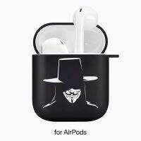 ปลอกซิลิโคนสำหรับหูฟัง Airpods 1/2อย่าสัมผัสฝักฝักของฉันสีดำนุ่มเคสป้องกัน Fundas Airpods Pro ชาร์จฝักอากาศ