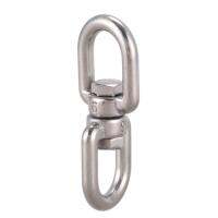 Marine Mooring Stainless Steel 6mm 15/64" Eye to Eye Swivel Ring