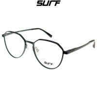 แว่นตา SURF รุ่น 6105 เต็มกรอบสีเทาเข้ม วินเทจ Vintage โลหะ น้ำหนักเบา ใส่สบายแว่นตาแฟชั่น  (มีบริการตัดเลนส์สายตา ราคาถูก)