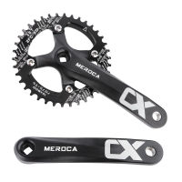 Crankset ช่องสี่เหลี่ยมจักรยานเสือภูเขา Crankset Chainring Crank32T เฟือง MTB ชิ้นส่วนจักรยาน Mtb Crankset จักรยาน Crankset