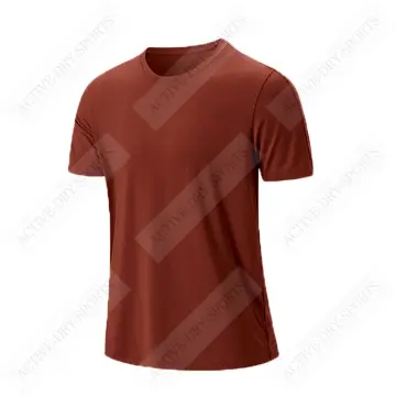 Reebok dri fit t shirt mens brown Outlet