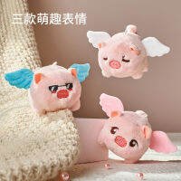 หางตุ๊กตาห้อยของของเล่นหมูบินน้อยเชือกโยกลูกแมวสีแดงรับประกันของแท้
