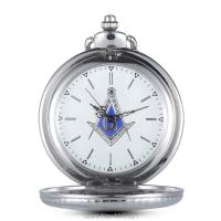 【CW】☃▤❡  Engraved Free-Mason Theme Freemasonry Masonic Fob Watches for Men Gifts Relogio De Bolso