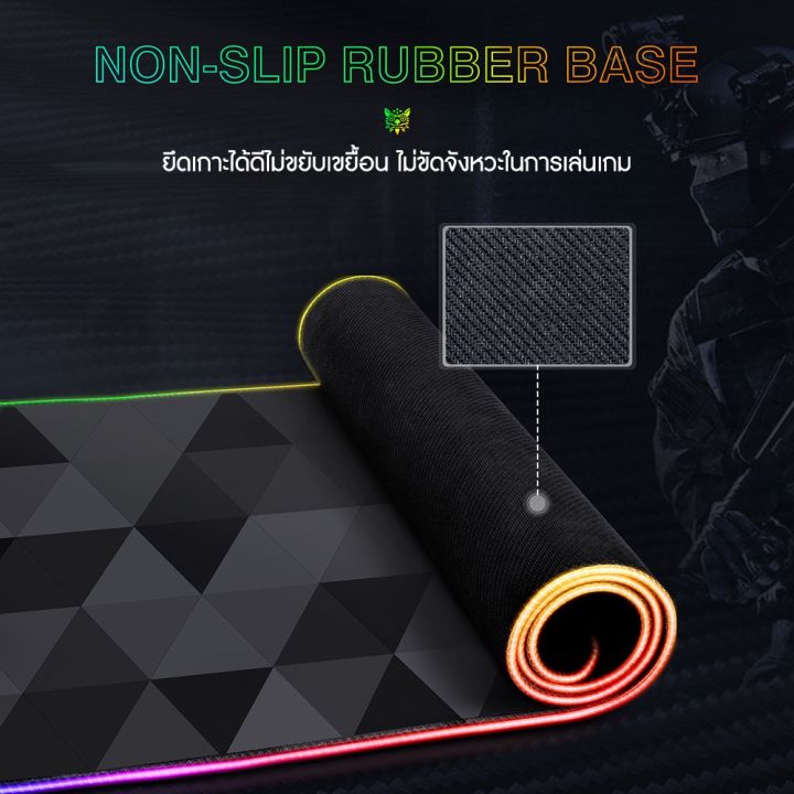 np-onikuma-g6-rgb-mousepad-แผ่นรองเม้าส์-พร้อมไฟ-rgb-ขนาด-800-x-300-x-3-mm-รองได้ทั้งคีย์บอร์ดและเมาส์-qoomart