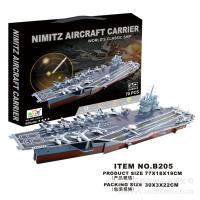 3D Jigsaw Puzzle US Nimitz Aircraft Carrier Paper Model Ship Model DIY Educational Toys