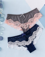 【cw】Voplidia Plus Size Underwear Women y Lace Panties Briefs Female Underwear Seamless Lace Lingerie Intimates XXL~M 【hot】