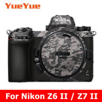 สำหรับ Nikon Z7II รูปลอกผิวไวนิลห่อฟิล์มกล้องร่างกายป้องกันสติ๊กเกอร์ Z62 Z72 Z6M2 Z6II Z7 MARK II 2 M2 MARK2 MARKII