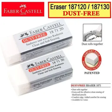 Faber Castell Dust Free Vinyl Erasers 2 Pack