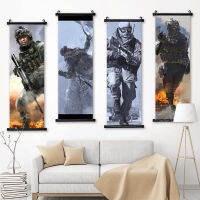 (ร้อน) ผ้าใบตกแต่งบ้าน Call Of Duty โปสเตอร์พิมพ์ Foley ภาพ Wall Art John ราคาเลื่อนเกมแขวนภาพวาดข้างเตียง Background