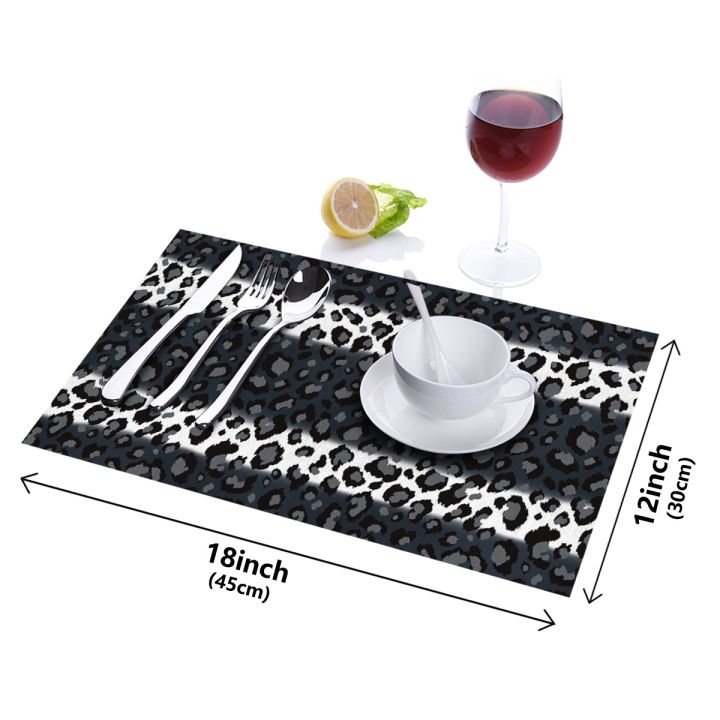 cw-4-6pcs-placemats-leopard-print-striped-dining-table-accessories-bar-coaster