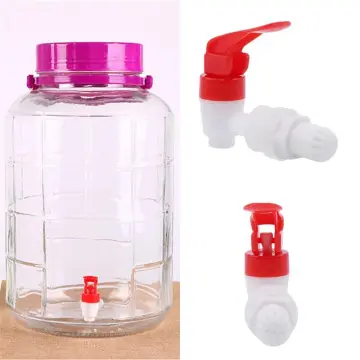 1Set Plastic Glass Wine Bottle Faucet Jar Barrel Water Tank Faucet With  Filter Wine Valve Water Dispenser Switch Tap Bibcocks