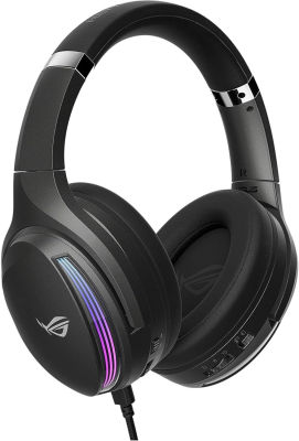 ASUS ROG Fusion II 500 Gaming Headset - AI Beamforming Mic, Noise-canceling AI Mic, 7.1 Surround Sound, Hi-Res ESS 9280 Quad DAC, Game Chat, 3.5mm, USB-C