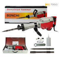 BONCHI สกัดไฟฟ้า รุ่น 75A 3000W หนัก 23kg สำหรับงานหนัก เจาะทำลายพื้นคอนกรีต ทำลายผนังปูน เจาะสกัดงานปูน แข็งแรง ทนทาน