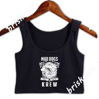 【HOT】✻ Mad Dogs Krew Crop Top Sleeveless Color Size S-2xl Designing