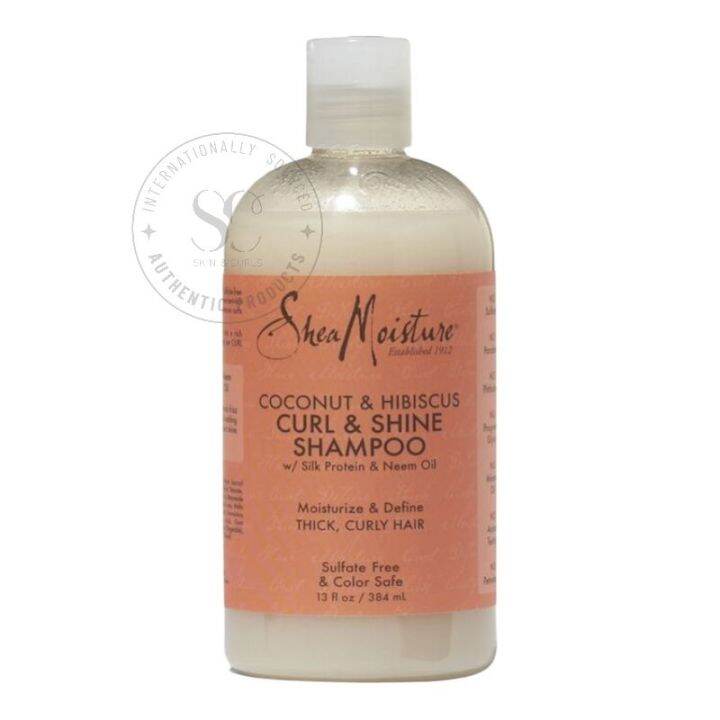 barko agad SheaMoisture Coconut Hibiscus Curl Shine Shampoo Shea