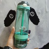 Contigo อเมริกันชาผลไม้ถ้วย591Ml แก้วแบบมีหลอดผลไม้มะนาวชาผลไม้ถ้วยด้วยคำ