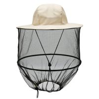 【LZ】✕  Fashion Unisex Foldable Mosquito Hat With Hidden Net Mesh Repellent Insect Bee Protection Casual Outdoor Sunscreen Fishing Cap