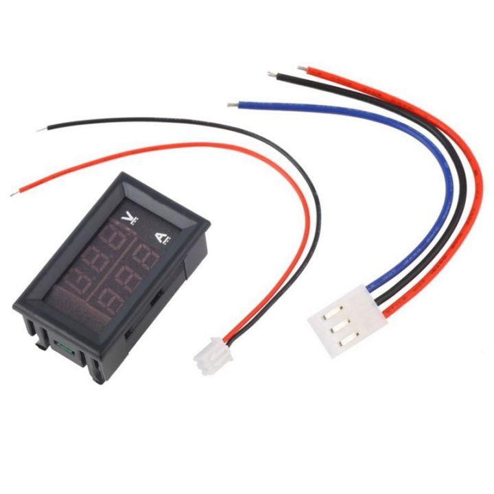 9pcs-led-digital-dc-0-100v-10a-voltage-amp-volt-meter-panel-dual-voltmeter-ammeter-tester