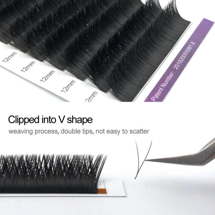 nagaraku-3-cases-lot-v-shape-ellipse-flat-split-tips-eyelash-extension-weaving-progress-double-tips-easy-fans-eyelash-super-soft