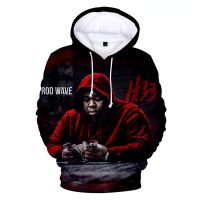 Sudadera con capucha Rod Wave para hombre y mujer, ropa de calle de manga larga, top de Hip Hop, informal, 3D, nueva llegada