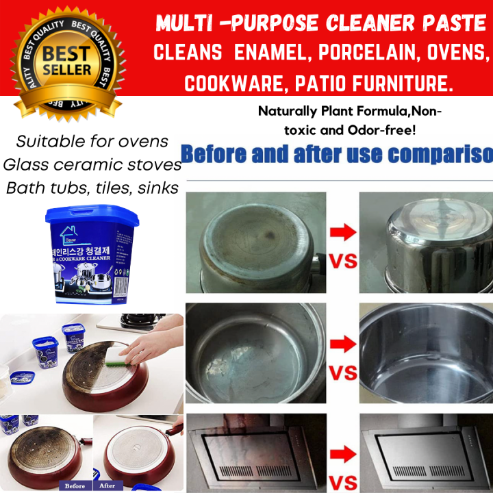 Multipurpose Cleaner Paste For Oven Microwave Gas Range Cooktop Shower