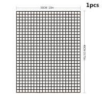 แผ่นรองปิ้งย่างบาร์บีคิวแบบไม่ติดที่มีความปลอดภัยสูงรูปร่างตะแกรงเสื้อบาบีคิวพร้อมต้านทานความร้อนขนาด30*40*0.2มม. สำหรับกิจกรรมกลางแจ้ง