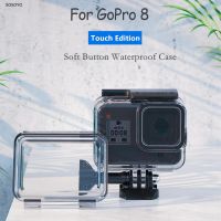 Subacquea Immermeabile 60M Subacquea Di Immersione Subacquea Protettiva Borsette หน้าจอสัมผัส HD ฝาหลังต่อ Gopro Hero 8 Accessori A Fotocamera