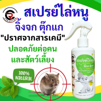 สเปรย์ไล่หนู ไล่จิ้งจก ไล่ตุ๊กแก Ceraptor ขนาด 300ml สเปย์ไล่หนู สารสกัดจากธรรมชาติ 100% ไร้สารเคมี ปลอดภัยต่อคนและสัตว์เลี้ยง