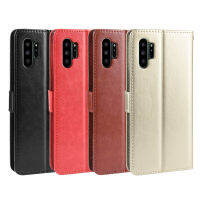 สำหรับ Samsung Galaxy Note10และเคส5G เต็มรูปแบบป้องกันเคสโทรศัพท์ไอโฟนแบบหนังแม่เหล็กช่องเสียบบัตรเคสแบบฝาพับที่วางกันกระแทก