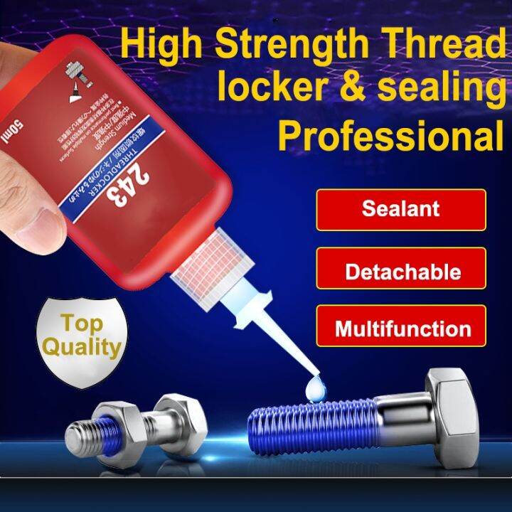 Universal 50/10ML Anaerobic Adhesive Threadlocker Lock Glue Sealing
