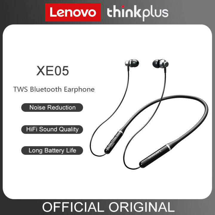 Lenovo Xe05 Bluetooth Headphones Neckband True Wireless Earphones