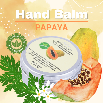🙌PRAILEELA👏 Papaya Hand Balm บำรุงเล็บ บำรุงผิวมือ เล็บ บาล์ม