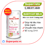 1 2023 BABYCAT MILK 300g Sữa Bột Cho Mèo Con Royal Canin Siêu Dinh Dưỡng