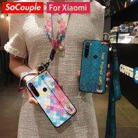 【ใหม่ไฟ】 SoCouple R Edmi หมายเหตุ9 Pro กรณีคอสายรัดข้อมือเชือกเส้นเล็กที่วางโทรศัพท์กรณีสำหรับ R Edmi หมายเหตุ11 8 7 10 Pro Xiaomi Poco X3 9ครั้ง A3 Lite