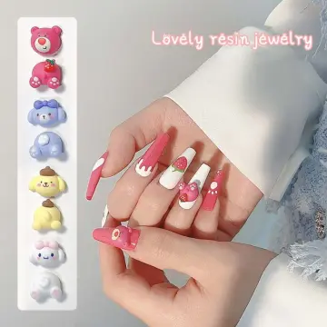 3D Lovely Cartoon Bear Ornaments Japanese Style Manicure Designs Cute Small  Bow Bear Resin Charms For Jewelry Making - Buy 3D Lovely Cartoon Bear  Ornaments Japanese Style Manicure Designs Cute Small Bow