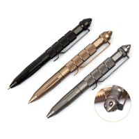 [Ready Stock] Multi-Function Aerospace Aluminum Alloy Outdoor Tactic B2 Pen Safety Protection Glass Breaker Survival Tool