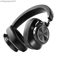 สาย T7สีฟ้า + หูฟังบลูทูธลดเสียงรบกวนแบบแอกทีฟหูฟังไร้สาย Headphone Stereo AI อัจฉริยะ