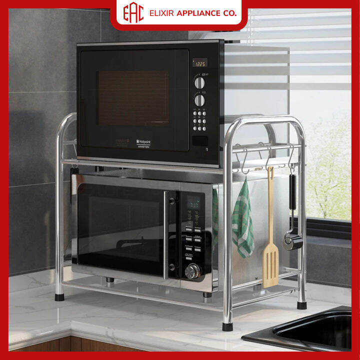 Stainless steel kitchen shelves Microwave oven shelves Storage racks