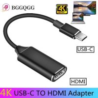 BGGQGG adaptor kabel adaptor USB C tipe-c ke HDMI 4K 30hz untuk MacBook SamsungS9/S8 USB-C ke konverter HDMI untuk tampilan TV PC