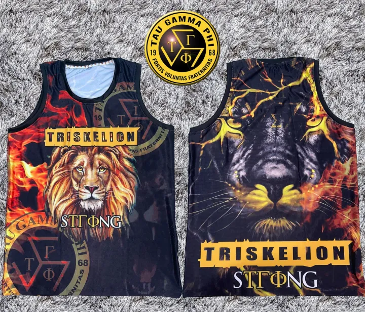 TRISKELION 01 LION BASKETBALL JERSEY FREE CUSTOMIZE NAME AND NUMBER