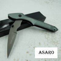 ASARO SD006 Folding knife  มีดพับพกพา มีดเดินป่า ยาว22.00ซม. แกะลายนูนสูง สวยมากมีคุณค่าน่าสะสม