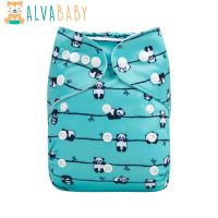 Alvababy Cloth Diaper For Babies Reusable Cloth Nappy With 1Pc Microfiber Insert