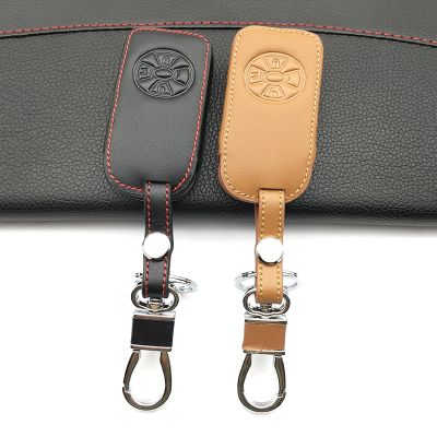 ✸ Hot Sale 100 Leather Case Cover For Toyota RAV4 2009 2011 RAV 4 Yaris 2011 Car Key Wallet Car Styling 3 Buttons Remote