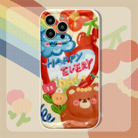 หมีดูแลเคส Tpu ลายการ์ตูนหลากสียอดนิยมป้องกันการตกหล่นมีสีสันน่ารักสำหรับ Iphone 14Promax เคส IPhone13promax สุดสร้างสรรค์14นิ้ว IPhone13 IPhone12Pro สูงสุด12 Iphone11Promax เคสนิ่ม Iphone XS MAX กันรอย