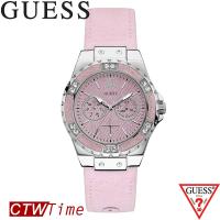 Guess LIMELIGHT นาฬิกาข้อมือผู้หญิง สายผ้า รุ่น W0775L15 (สีชมพู)