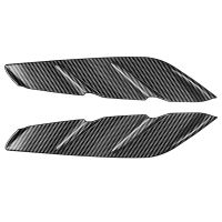 Carbon Fiber Rear Fog Light Lamp Cover Eyebrow Bezel Trim Decoration Car Accessories for Hyundai IONIQ 6 2022-2023